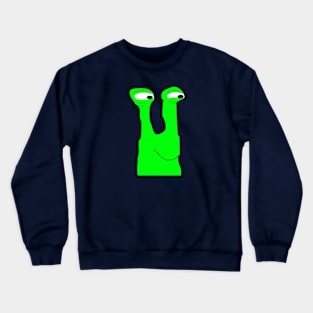 Funny Alien with Tall Eyes Crewneck Sweatshirt